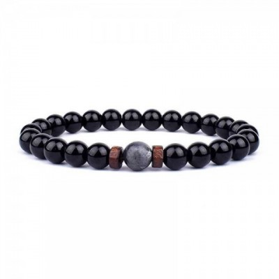 Volcanic Stone Beaded Bracelet for Men and Women - Gothic Style Lava Jewelry New Arrival