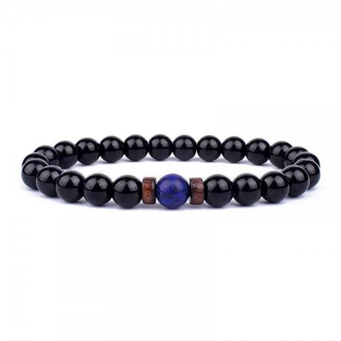 Volcanic Stone Beaded Bracelet for Men and Women - Gothic Style Lava Jewelry New Arrival