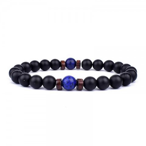 Volcanic Stone Beaded Bracelet for Men and Women - Gothic Style Lava Jewelry New Arrival