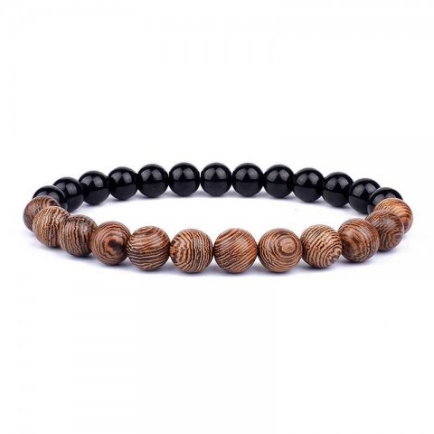 Volcanic Stone Beaded Bracelet for Men and Women - Gothic Style Lava Jewelry New Arrival