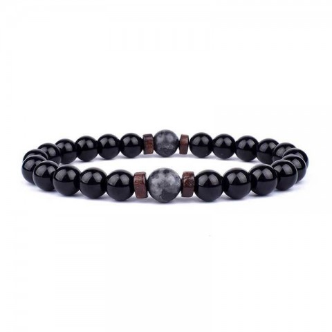 Volcanic Stone Beaded Bracelet for Men and Women - Gothic Style Lava Jewelry New Arrival