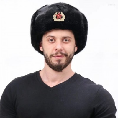 Russian Military Style Beret for Men and Women - Warm Outdoor Ski Cap