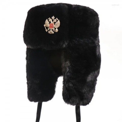 Russian Military Style Beret for Men and Women - Warm Outdoor Ski Cap
