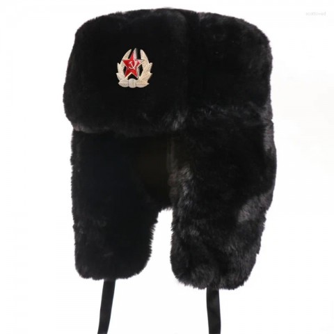 Russian Military Style Beret for Men and Women - Warm Outdoor Ski Cap