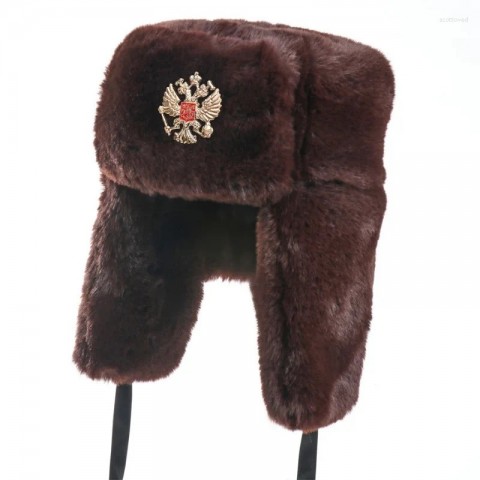 Russian Military Style Beret for Men and Women - Warm Outdoor Ski Cap
