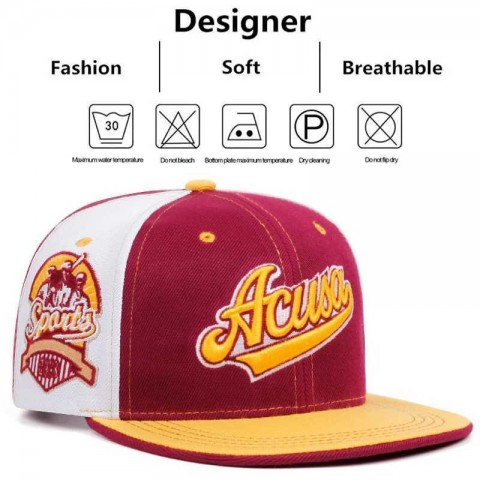 ACUSA Men's Windproof Color Block Ball Cap - Perfect for Outdoor Sports