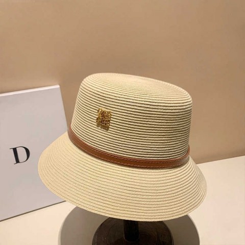 Summer Fashion Women's Wide Brim Straw Hat for Beach Sun Protection