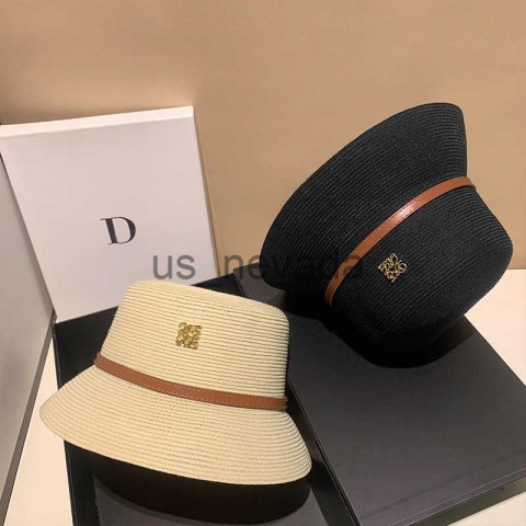 Summer Fashion Women's Wide Brim Straw Hat for Beach Sun Protection