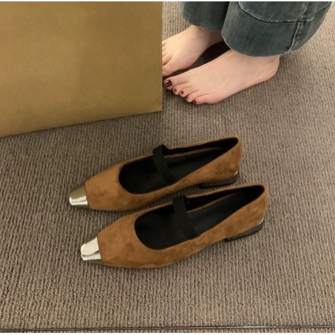 Elegance Walk Women's Dress Shoes, Retro Square Toe, Kitten Heel, Leather Up, Black Brown Coffee