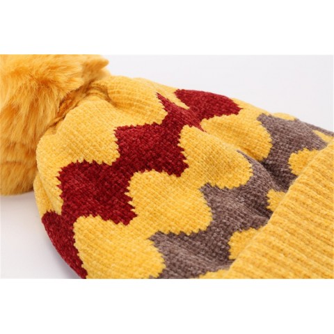 Q-3 Winter Sports Beanie Caps for Men Women - Cozy Knitted Hats with Team Spirit