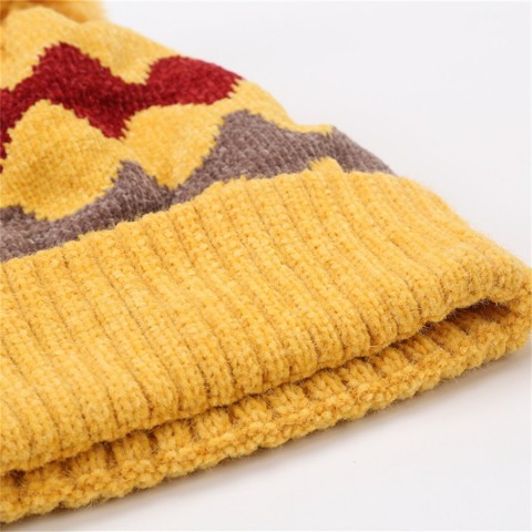Q-3 Winter Sports Beanie Caps for Men Women - Cozy Knitted Hats with Team Spirit