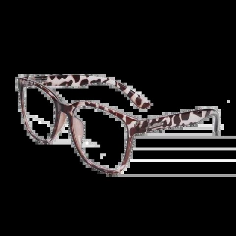 Large Curved Square Frame Women's Anti-Blue Light Reading Glasses for Presbyopia