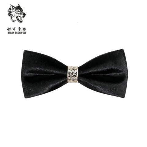 Luxury Lavender Men's Bow Tie with Geometric Pattern for Weddings and Groomsmen