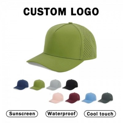 Customized Unisex Silk Waterproof Baseball Caps for Outdoor Sports