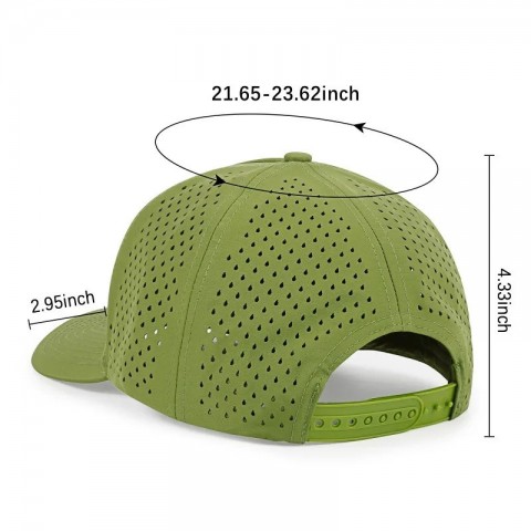 Customized Unisex Silk Waterproof Baseball Caps for Outdoor Sports