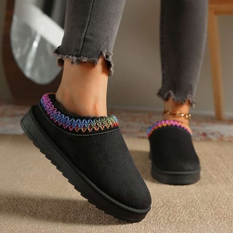 2024 Winter Women's Warm Comfortable Wedge Heel Snow Boots
