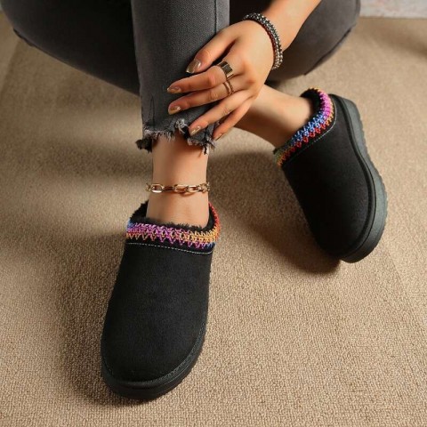 2024 Winter Women's Warm Comfortable Wedge Heel Snow Boots
