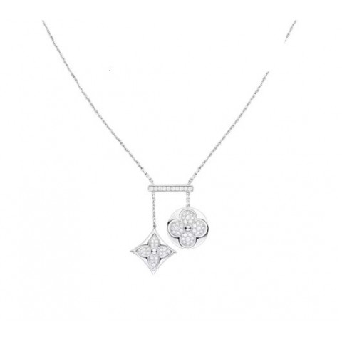 Luxury Classic Pendant Necklaces with Box for Women, 18K Gold Plated