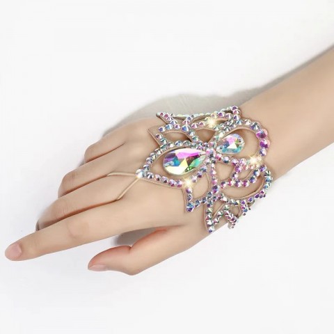 Exquisite Stage Performance Belly Dance Bracelet for Women - High-end Gothic Charm