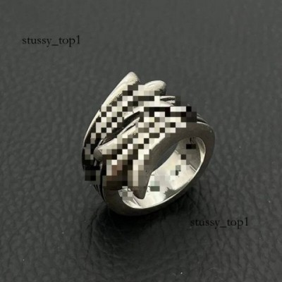 Chrome Ring Bracelet 2025 Unisex Luxury Cluster Rings