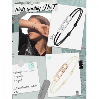 Pure Silver S925 Charm Bracelet with Smooth Diamond Inlays - Classic Noble Rose Gold for Couples
