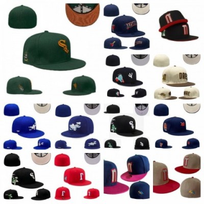 2024 Fitted Unisex Sport Caps - Embroidered Letter Design in 10 Colors