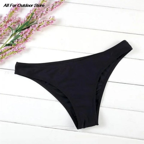 Women's Minimalist Cartoon Halter Bikini Set - Lycra Swimwear for Summer Beachwear