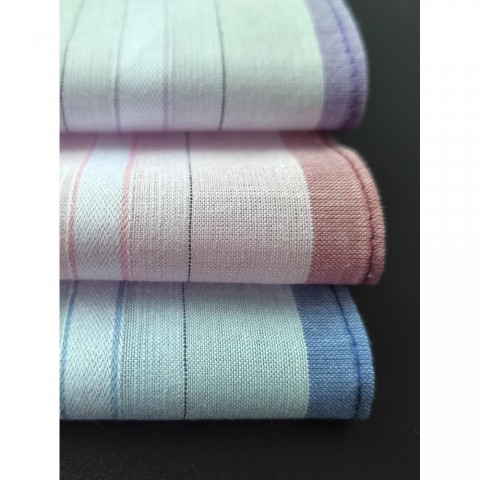 Cotton Jacquard Mini Handkerchief Set - 6PC Unisex Fashionable Paisley Print