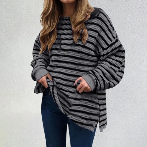 Women's Cozy Oversized Pullover Sweater for Fall Winter
