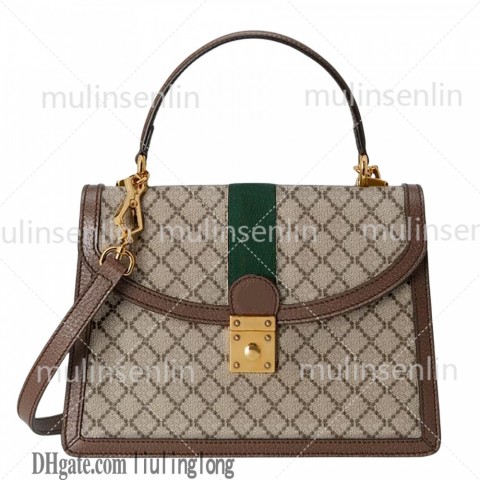 Luxury Vintage Designer Women Shoulder Bag with Letter Lock