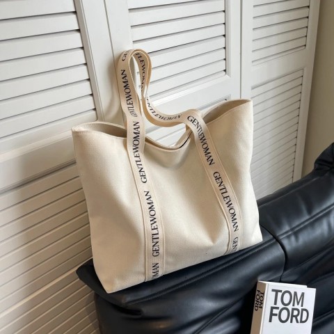 2024 High-Quality Women's Fashion Tote Bag with Zipper and Large Capacity for Casual Use