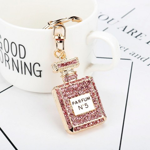 Keychain Jewelry with Rhinestone Crystal - 3 Colors, Perfect for Women & Men