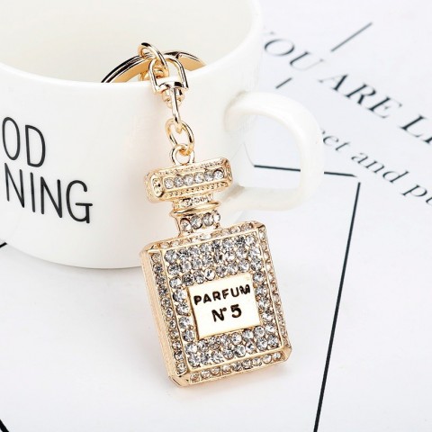 Keychain Jewelry with Rhinestone Crystal - 3 Colors, Perfect for Women & Men