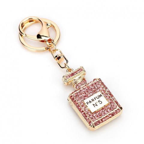 Keychain Jewelry with Rhinestone Crystal - 3 Colors, Perfect for Women & Men