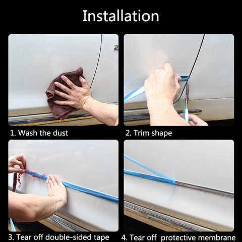 Chrome Automotive Trim Strip for Trucks