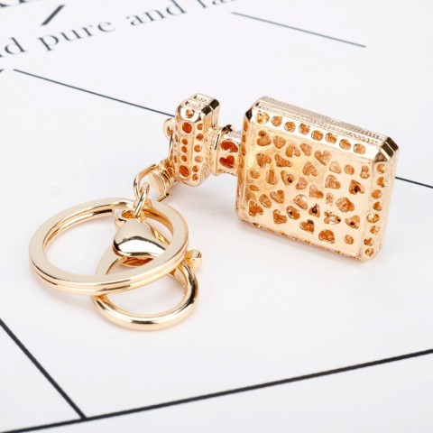 Keychain Jewelry with Rhinestone Crystal - 3 Colors, Perfect for Women & Men