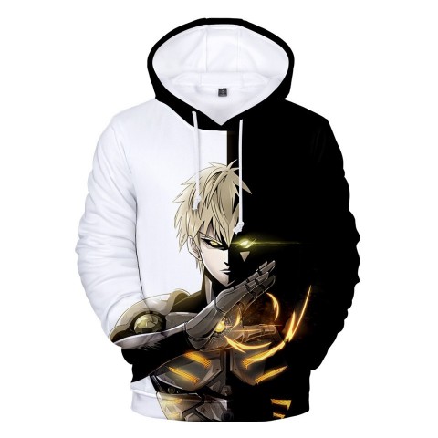 New Anime One Punch Man Saitama Hoodie - High Quality Cosplay Costume for Men & Women