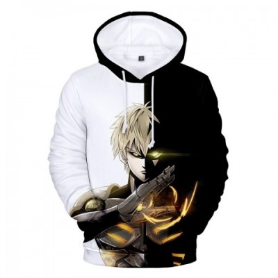 New Anime One Punch Man Saitama Hoodie - High Quality Cosplay Costume for Men & Women