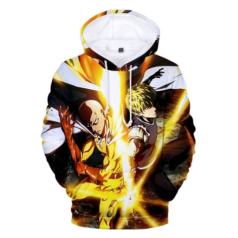 New Anime One Punch Man Saitama Hoodie - High Quality Cosplay Costume for Men & Women