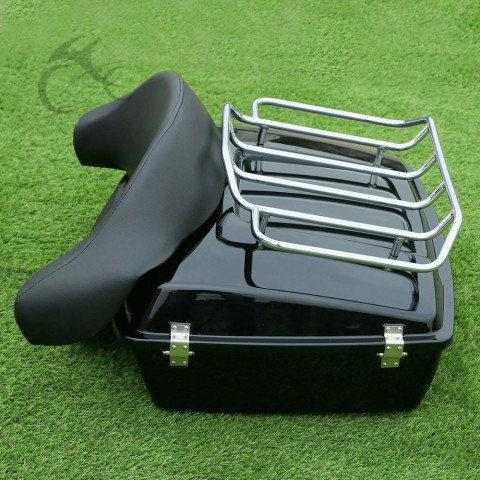Motorcycle Batwing Lower Fairing with Vents and Saddlebags for Harley Touring Models 1997-2008