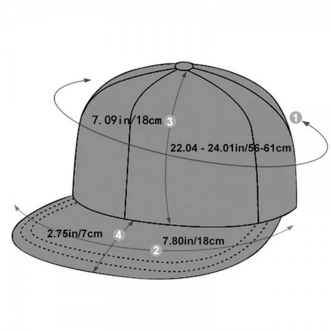 Unisex Doughnut Embroidered Casual Baseball Cap H25210 QB1J