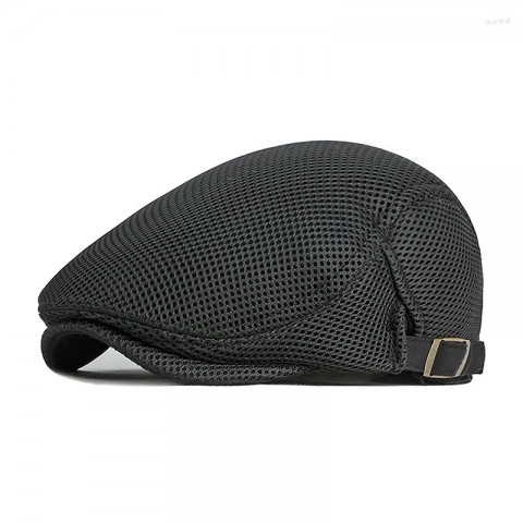 Men's Vintage Linen Beret Caps - Breathable & Comfortable Spring & Fall Hats