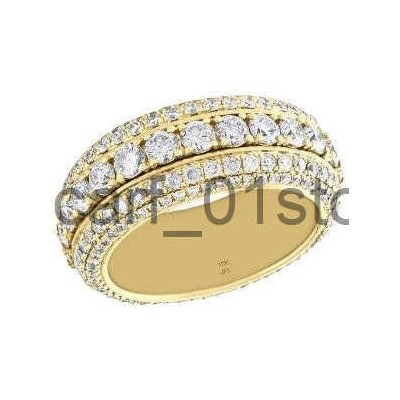 Leiar Gothic Band Ring for Women with Heart Pattern, Zinc Alloy, Adjustable Size