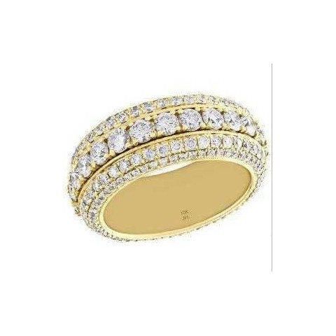 Leiar Gothic Band Ring for Women with Heart Pattern, Zinc Alloy, Adjustable Size