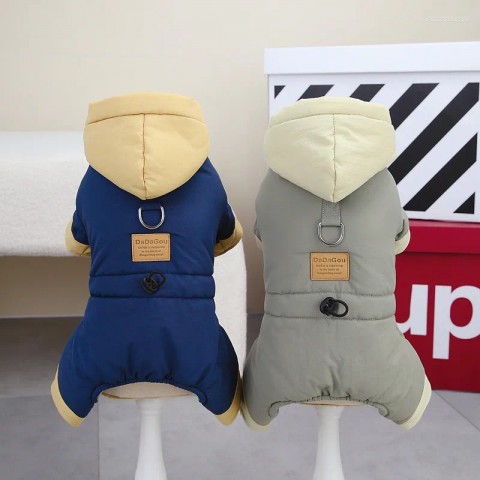 Warm & Waterproof Dog Jumpsuit Set - 10PC Lot for Small Dogs