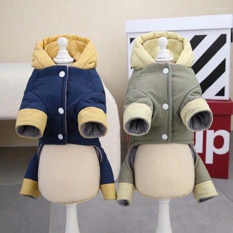 Warm & Waterproof Dog Jumpsuit Set - 10PC Lot for Small Dogs