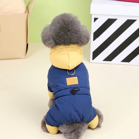 Warm & Waterproof Dog Jumpsuit Set - 10PC Lot for Small Dogs