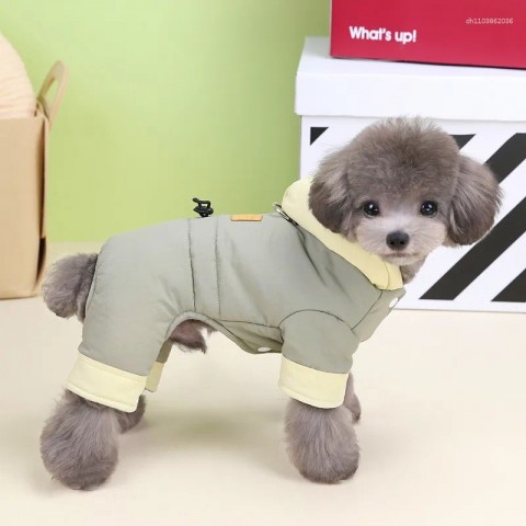 Warm & Waterproof Dog Jumpsuit Set - 10PC Lot for Small Dogs