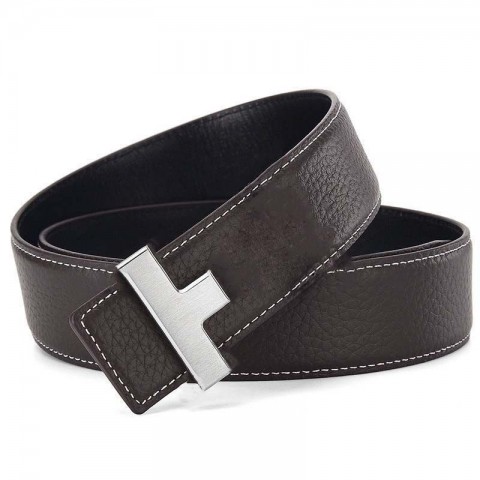 AAA Designer High-Quality Leather Belts for Unisex, Automatic Buckle, Golden Tone, 38mm Width