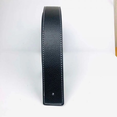 AAA Designer High-Quality Leather Belts for Unisex, Automatic Buckle, Golden Tone, 38mm Width